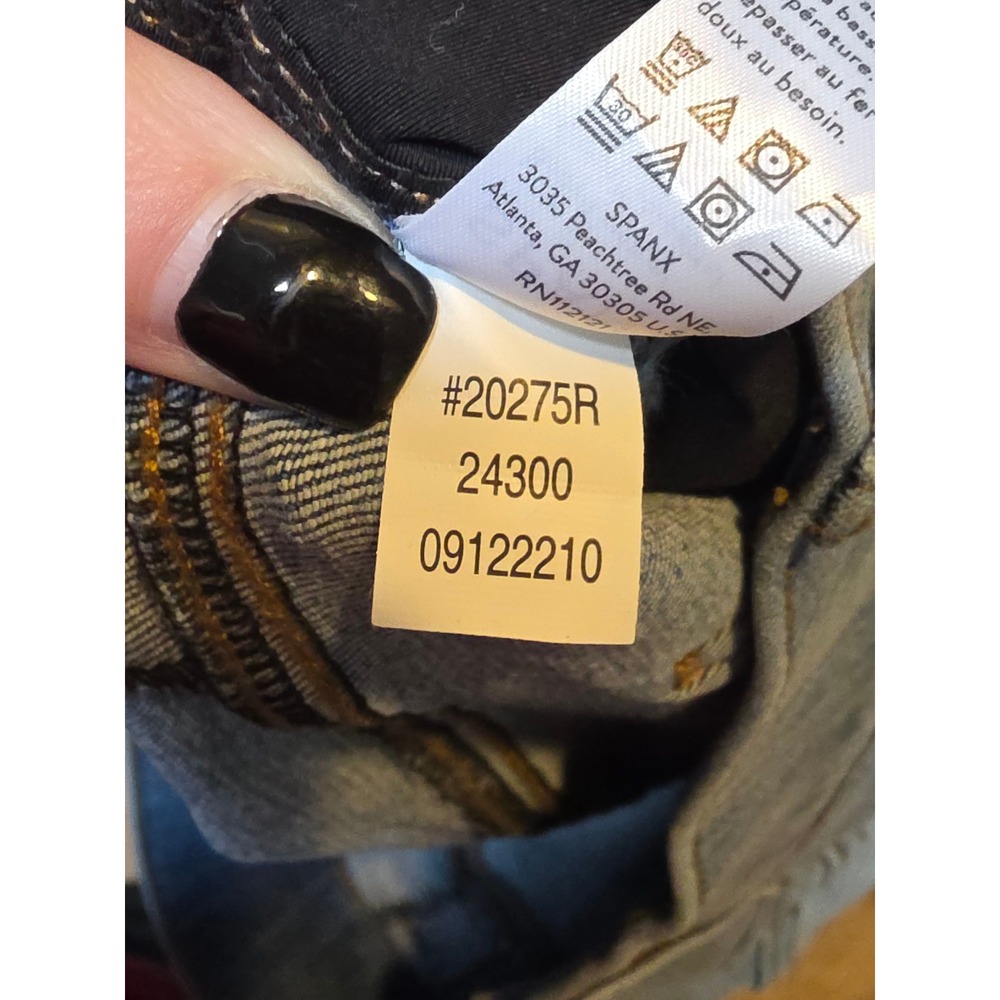 Spanx Jean-ish Ankle Leggings Light Wash High Rise Skinny Jeans XL 20275R - Picture 6 of 6